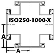 ISO250 Cross, 4-Way (ISO250-1000-X)