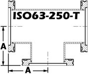ISO63 Tee (ISO63-250-T)
