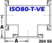 ISO80 Tee (ISO80-T-VE)