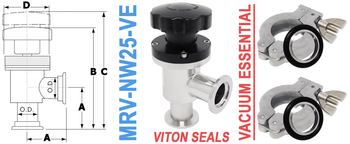 NW25 Manual Right Angle Valve (MRV-NW25-VE)
