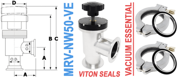 NW50 Manual Right Angle Valve (MRV-NW50-VE)