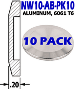NW10 - Aluminum Blank NW10 - AB - PK10 - Chemtech Scientific Incorporated