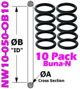 NW10 Buna-N O-Rings (NW10-050-OB10)