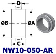 NW10 Centering Ring Without O - Ring (NW10 - 050 - AR) - Chemtech Scientific Incorporated