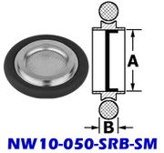 NW10 Mesh Screen Ring Buna O - Ring NW10 - 050 - SRB - SM - Chemtech Scientific Incorporated