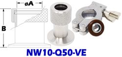 NW10 Quick Coupling To 1/2" OD Tube Size (NW10 - Q50 - VE) - Chemtech Scientific Incorporated