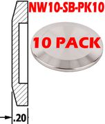 NW10 - Stainless Blank NW10 - SB - PK10 - Chemtech Scientific Incorporated