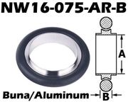 NW16 Centering Ring (NW16 - 075 - AR - B - OS) - Chemtech Scientific Incorporated