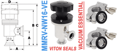 NW16 Mini Manual Right Angle Valve (MMRV - NW16 - VE) - Chemtech Scientific Incorporated