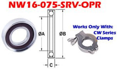 NW16 Overpressure & Centering Ring Assembly (NW16 - 075 - SRV - OPR) - Chemtech Scientific Incorporated