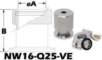NW16 Quick Coupling To 1/4 OD Tube Size (NW16 - Q25 - VE) - Chemtech Scientific Incorporated