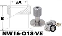 NW16 Quick Coupling To 3/16 OD Tube Size (NW16 - Q18 - VE) - Chemtech Scientific Incorporated