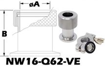 NW16 Quick Coupling To 5/8 OD Tube Size (NW16 - Q62 - VE) - Chemtech Scientific Incorporated