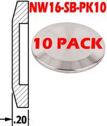 NW16 - Stainless Blank NW16 - SB - PK10 - Chemtech Scientific Incorporated