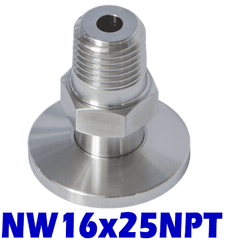NW16 to 1/4" Male NPT (NW16x25NPT) - Chemtech Scientific Incorporated