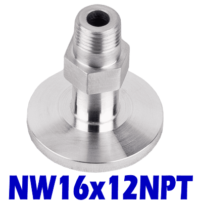 NW16 to 1/8" Male NPT (NW16x12NPT) - Chemtech Scientific Incorporated