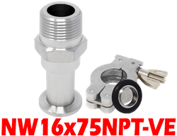 NW16 to 3/4" Male NPT (NW16x75NPT-VE)