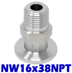 NW16 to 3/8" Male NPT (NW16x38NPT) - Chemtech Scientific Incorporated
