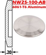 NW25 - Aluminum Blank NW25 - 100 - AB - Chemtech Scientific Incorporated