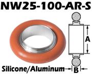 NW25 Centering Ring (NW25 - 100 - AR - S) - Chemtech Scientific Incorporated