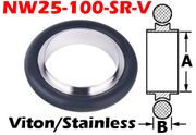 NW25 Centering Ring (NW25 - 100 - SR - V) - Chemtech Scientific Incorporated