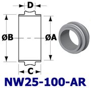 NW25 Centering Ring Without O - Ring (NW25 - 100 - AR) - Chemtech Scientific Incorporated
