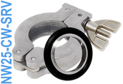NW25 Clamp & Ring Assembly (NW25 - CW - SRV) - Chemtech Scientific Incorporated
