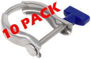 NW25 Horseshoe Spring Clamp with Plastic Knob NW25 - CHK - PK10 - Chemtech Scientific Incorporated