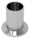 NW25 Long Butt Flange Aluminum (NW25-100-ALF)