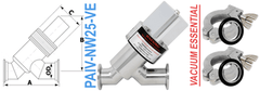 NW25 Pneumatic Angle Inline Valve (PAIV - NW25 - VE) - Chemtech Scientific Incorporated