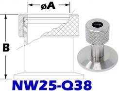 NW25 Quick Coupling To 3/8" Tube Size (NW25-Q38-OS)