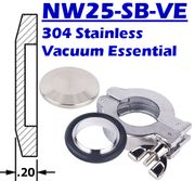 NW25 - Stainless Blank NW25 - SB - VE - Chemtech Scientific Incorporated