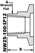 NW25 To 1/8" NPT (Female) NW25-100-SP12