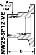 NW25 To 1/8" NPT (Female) NW25 - SP12 - VE - Chemtech Scientific Incorporated