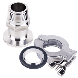 NW25 to 1 Male NPT 3.01 OAL (NW25x100NPT-VE)