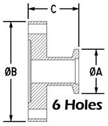 NW25 to 2.75" Conflat Straight Reducer (NW25x275 - VE) - Chemtech Scientific Incorporated
