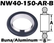 NW40 Centering Ring (NW40 - 150 - AR - B) - Chemtech Scientific Incorporated