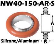 NW40 Centering Ring (NW40 - 150 - AR - S) - Chemtech Scientific Incorporated