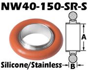 NW40 Centering Ring (NW40 - 150 - SR - S) - Chemtech Scientific Incorporated