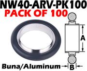 NW40 Centering Ring (NW40 - ARV - PK100) - Chemtech Scientific Incorporated