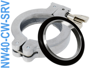 NW40 Clamp & Ring Assembly (NW40 - CW - SRV) - Chemtech Scientific Incorporated