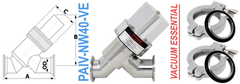 NW40 Pneumatic Angle Inline Valve (PAIV-NW40-VE)