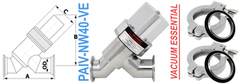 NW40 Pneumatic Angle Inline Valve (PAIV - NW40 - VE) - Chemtech Scientific Incorporated