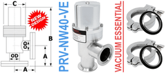 NW40 Pneumatic Angle Valve (PRV - NW40 - VE) - Chemtech Scientific Incorporated
