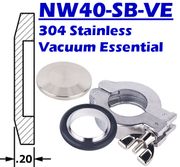 NW40 - Stainless Blank NW40 - SB - VE - Chemtech Scientific Incorporated