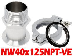 NW40 to 1.25 NPT Male (NW40x125NPT-VE)