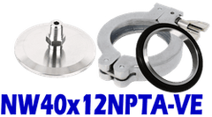 NW40 to 1/8" Male NPT (NW40x12NPTA - VE) - Chemtech Scientific Incorporated