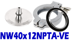 NW40 to 1/8" Male NPT (NW40x12NPTA-VE)