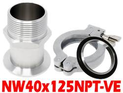 NW40 to 1.25 NPT Male (NW40x125NPT-VE)