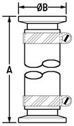 NW40 to 12 PVC Tubing (NW40 - PVC12 - VE) - Chemtech Scientific Incorporated